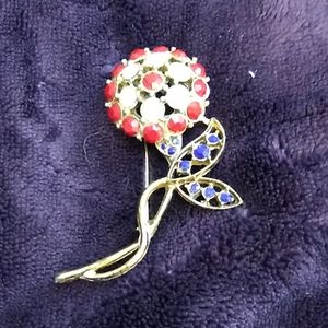 Vintage Flower Brooch